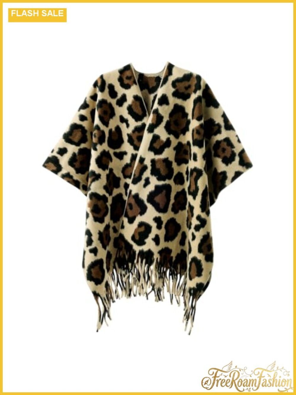 Womens Fringe Shawl Wrap Poncho Oversized Tassel 100% Polyester Winter